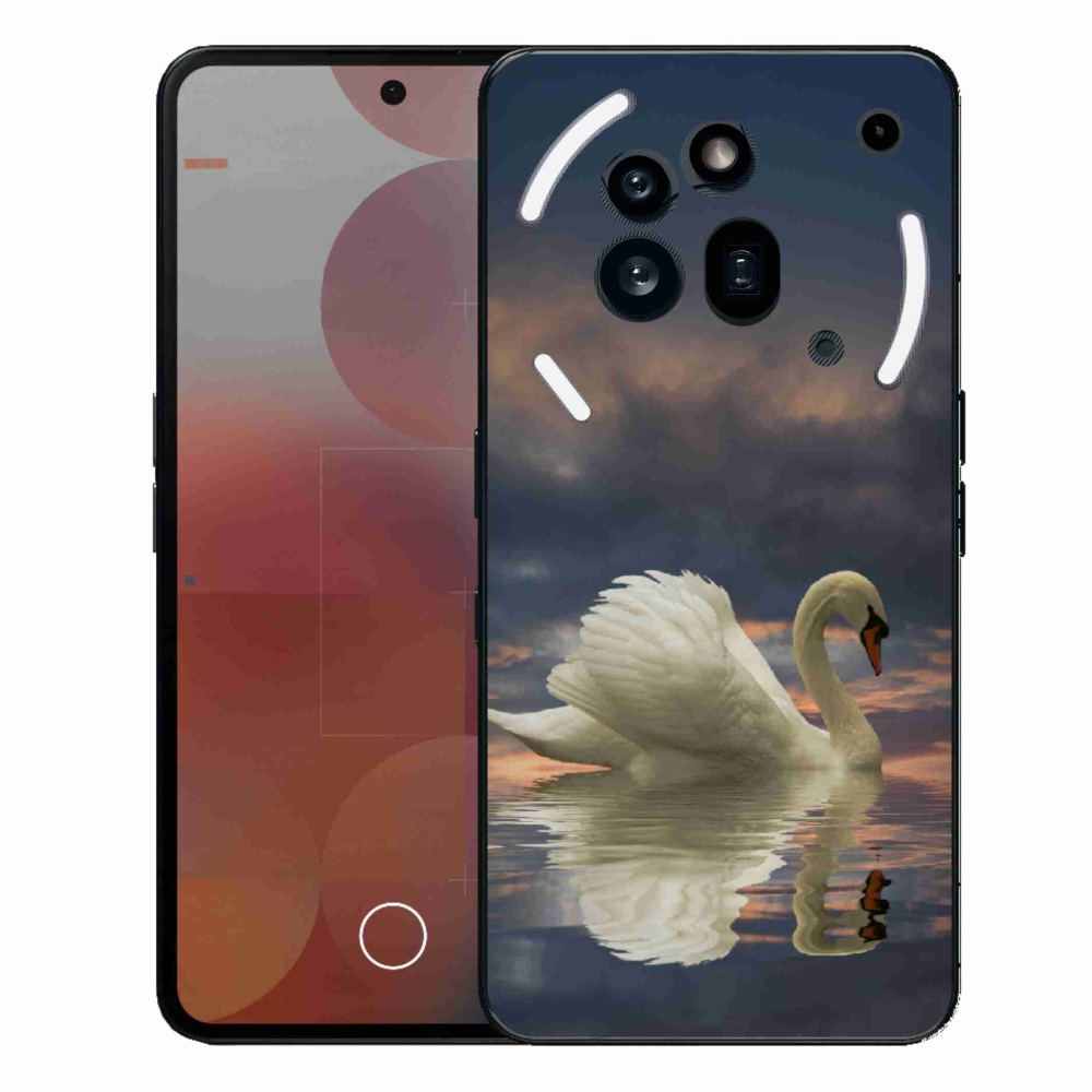 Zselés tok mmCase a Nothing Phone (3a) Pro készülékhez - hattyú