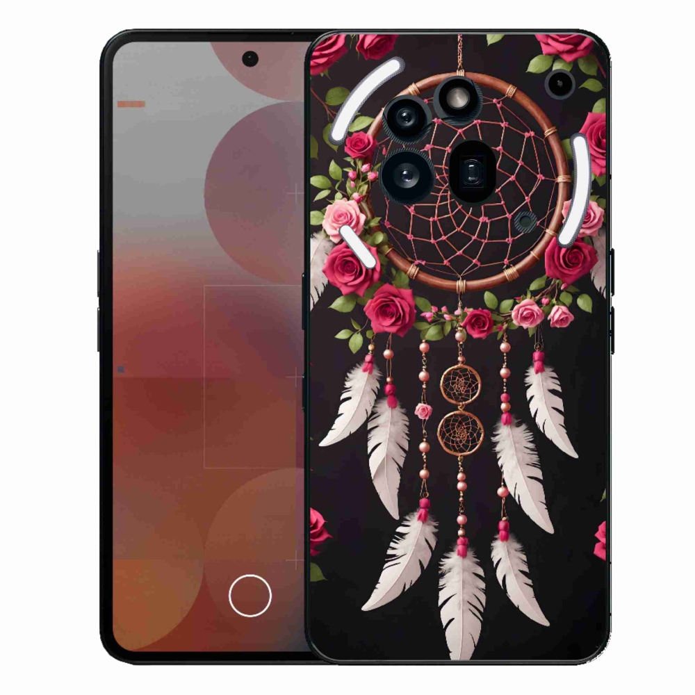 Zselés borítás mmCase a Nothing Phone (3a) Pro készülékhez - álomfogó rózsákkal