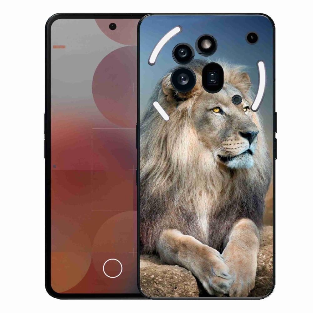Zselés borítás mmCase a Nothing Phone (3a) Pro készülékhez - Lion 1