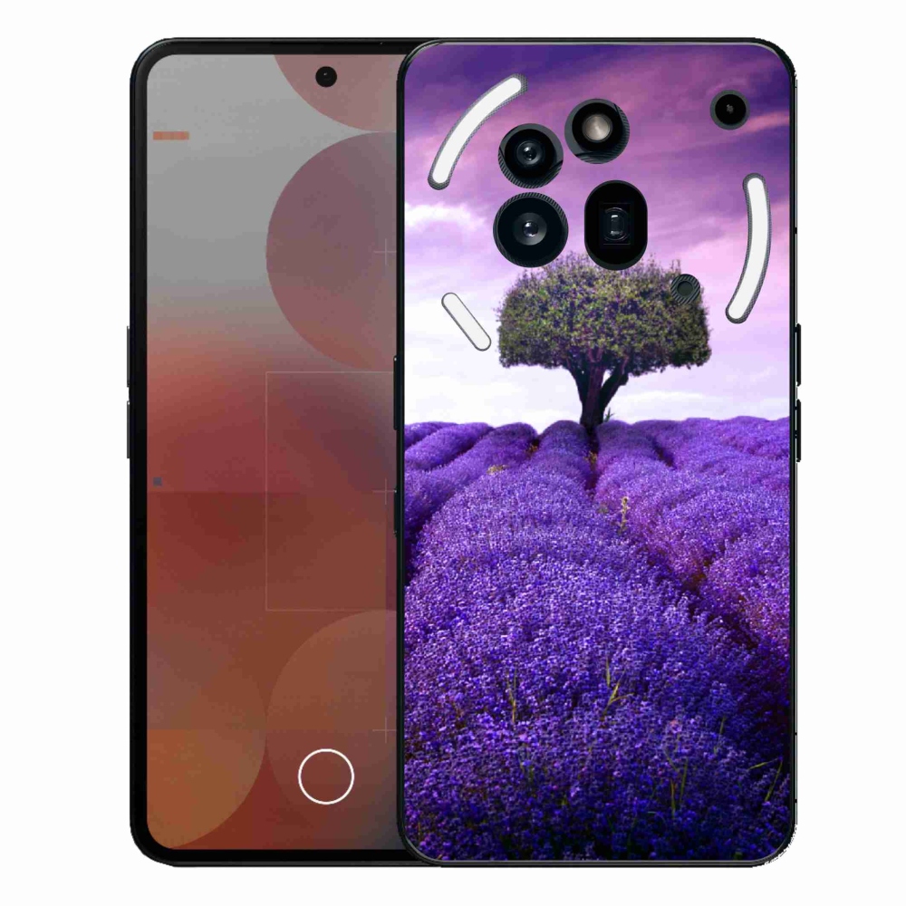 Zselés borítás mmCase a Nothing Phone (3a) Pro készülékhez - levendula rét