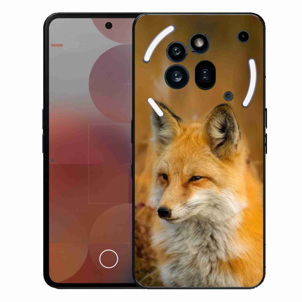 Zselés borítás mmCase a Nothing Phone (3a) Pro készülékhez - róka