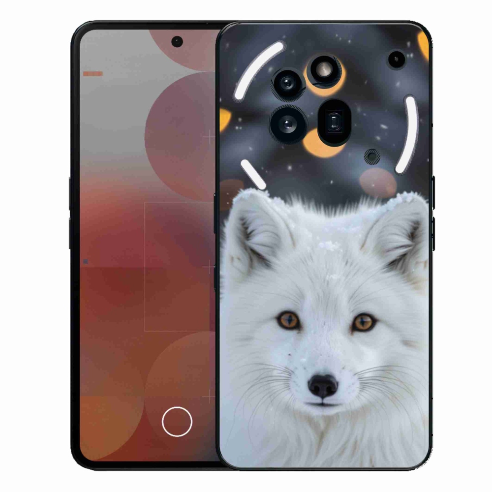 Zselés borítás mmCase a Nothing Phone (3a) Pro készülékhez - polár róka