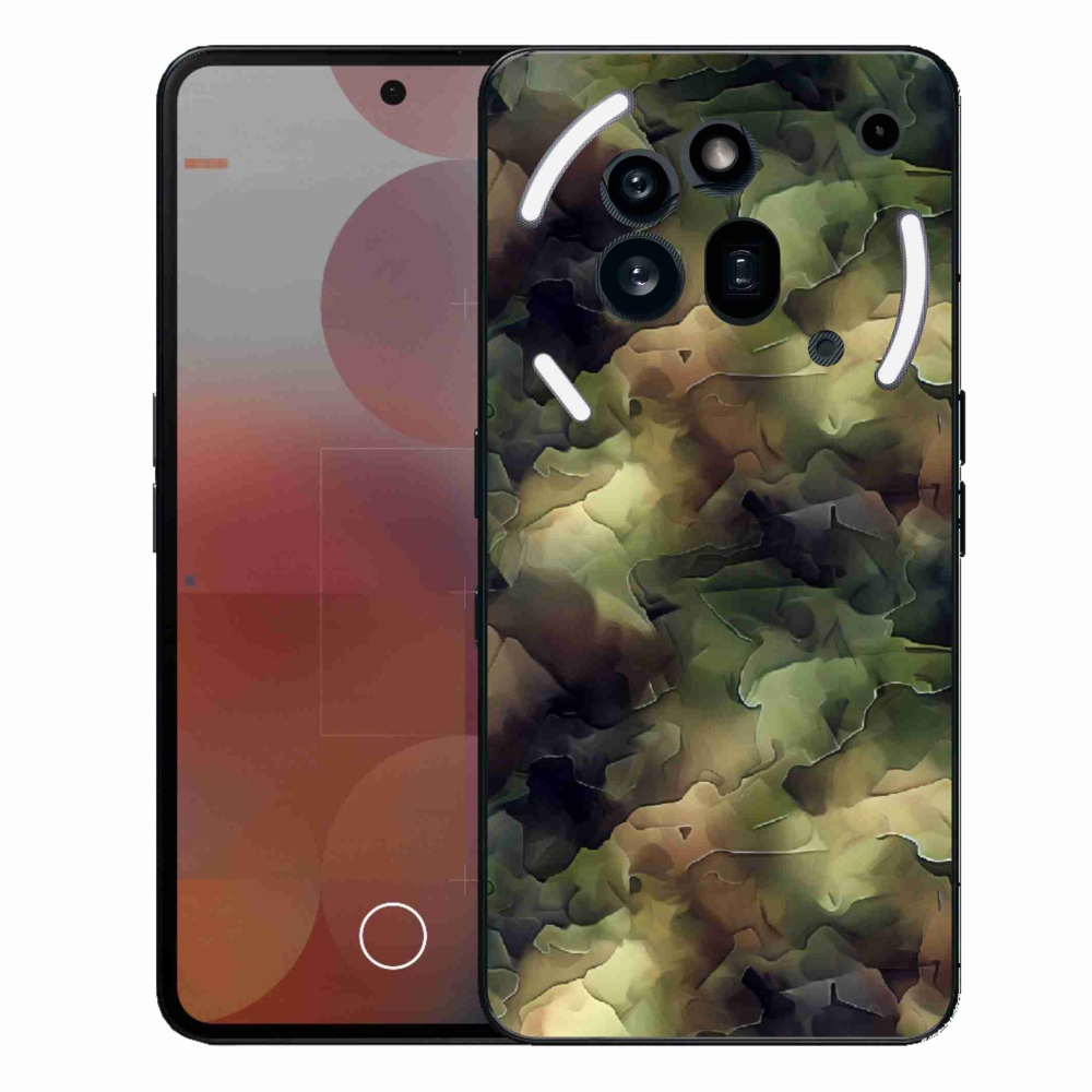 Zselés borítás mmCase a Nothing Phone (3a) Pro készülékhez - terepszínű minta 10