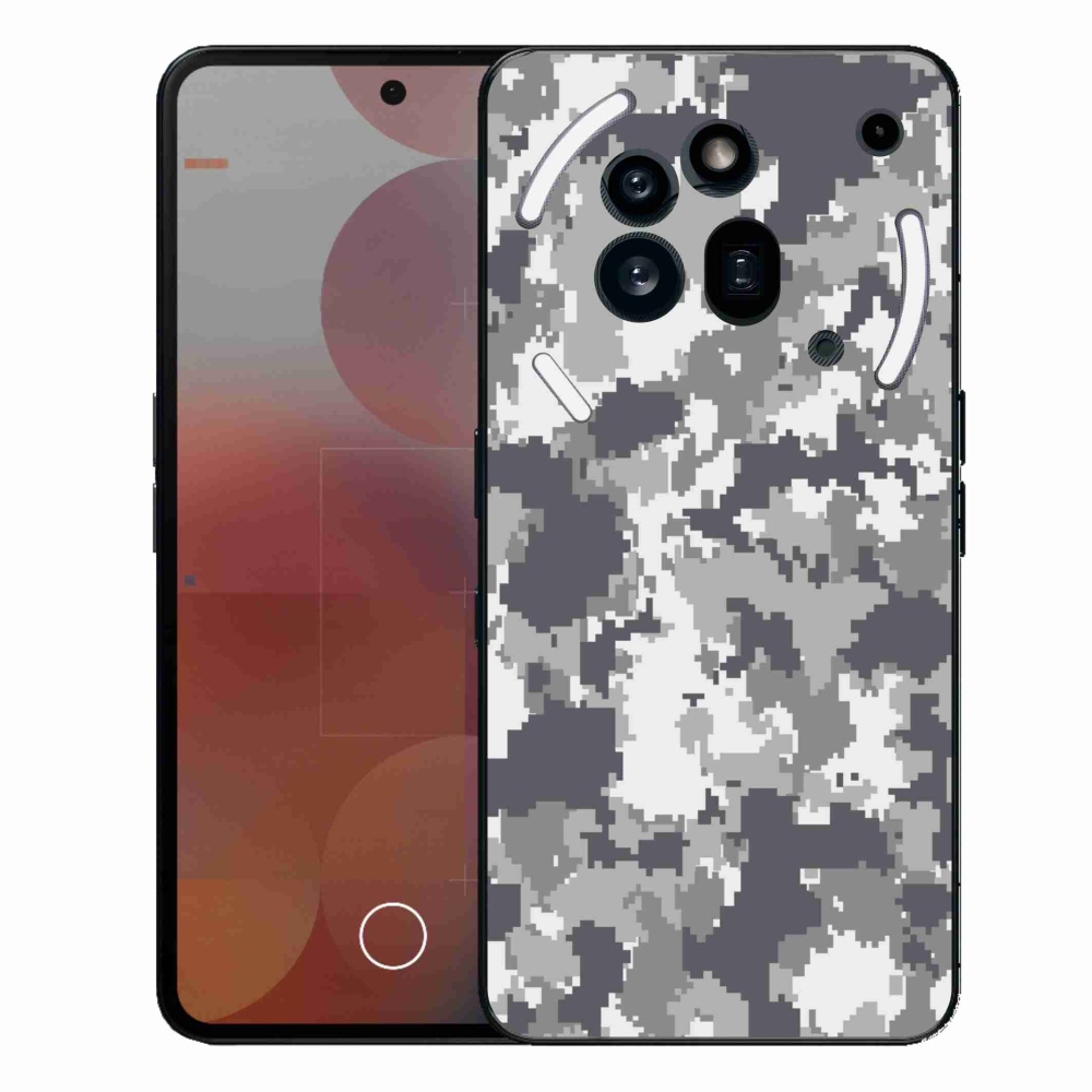 Zselés borítás mmCase a Nothing Phone (3a) Pro készülékhez - terepszínű minta 2