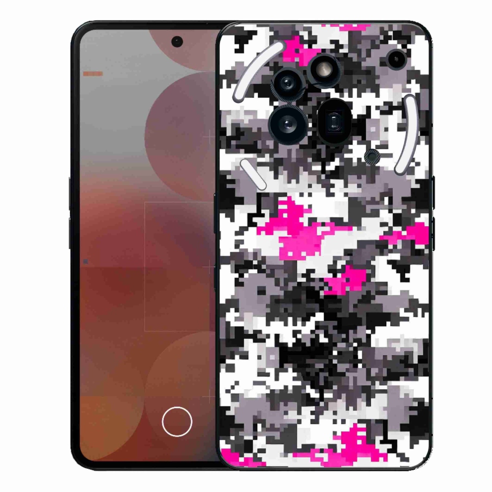 Zselés borítás mmCase a Nothing Phone (3a) Pro készülékhez - terepszínű minta 4