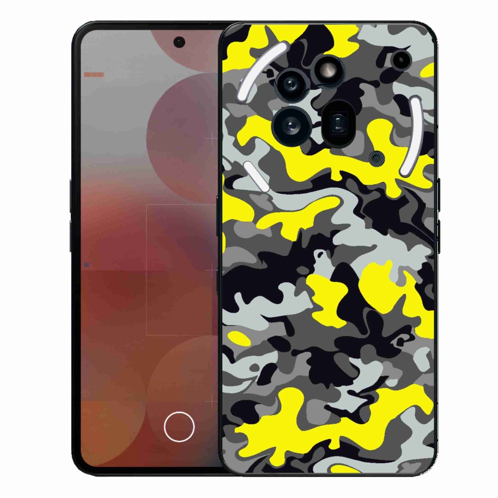 Zselés borítás mmCase a Nothing Phone (3a) Pro készülékhez - terepszínű minta 6