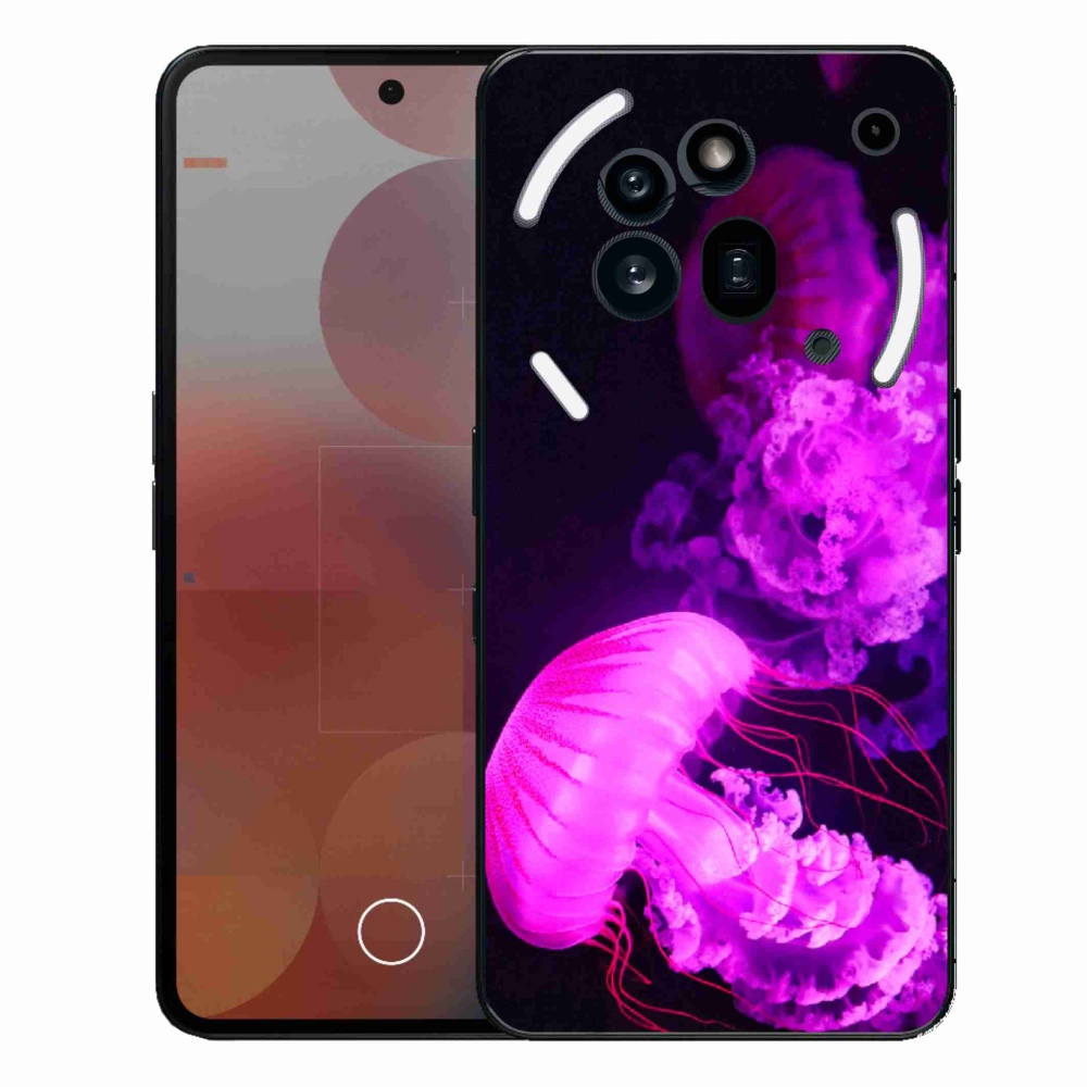 Zselés borítás mmCase a Nothing Phone (3a) Pro készülékhez - medúza 1