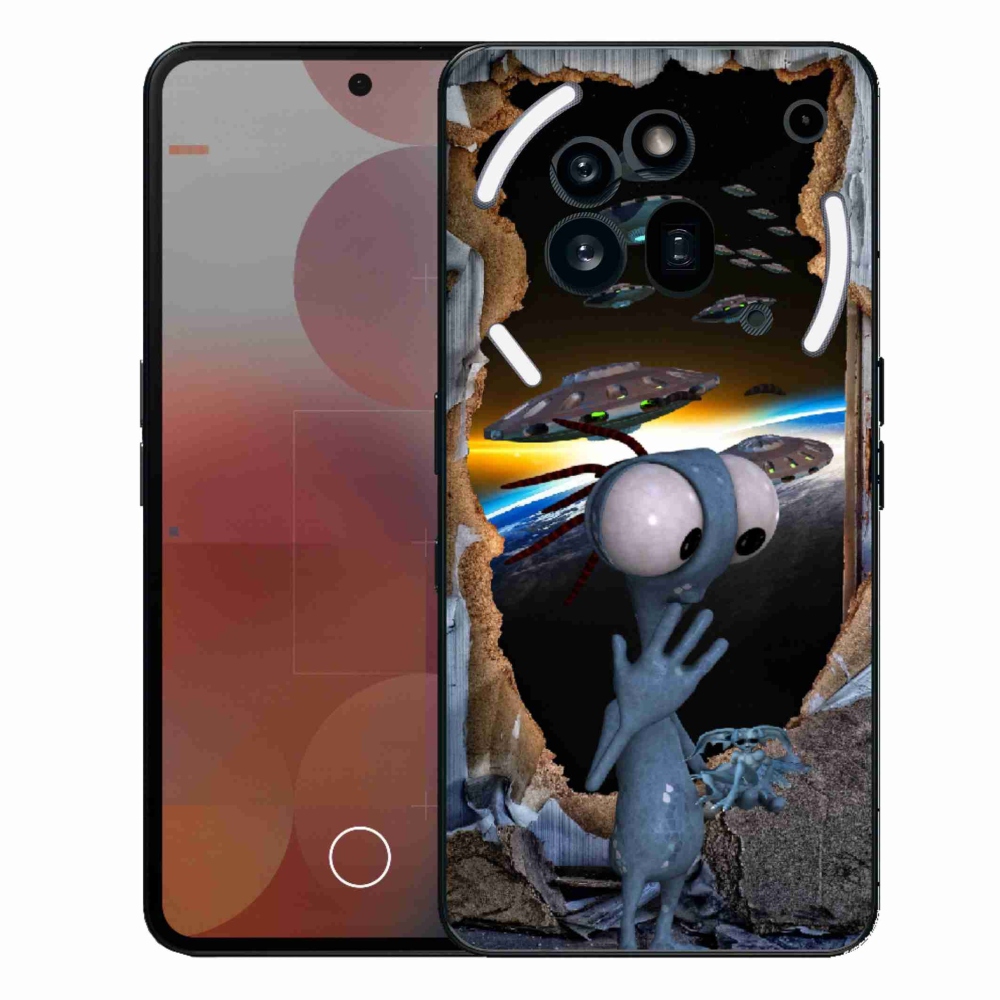 Zselés borítás mmCase a Nothing Phone (3a) Pro készülékhez - idegen színű