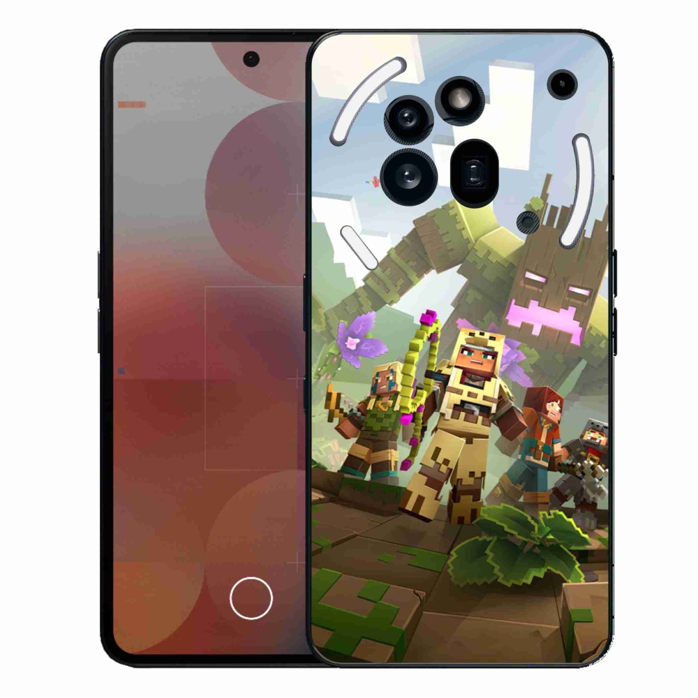 Zselés borítás mmCase a Nothing Phone (3a) Pro készülékhez - minecraft 1