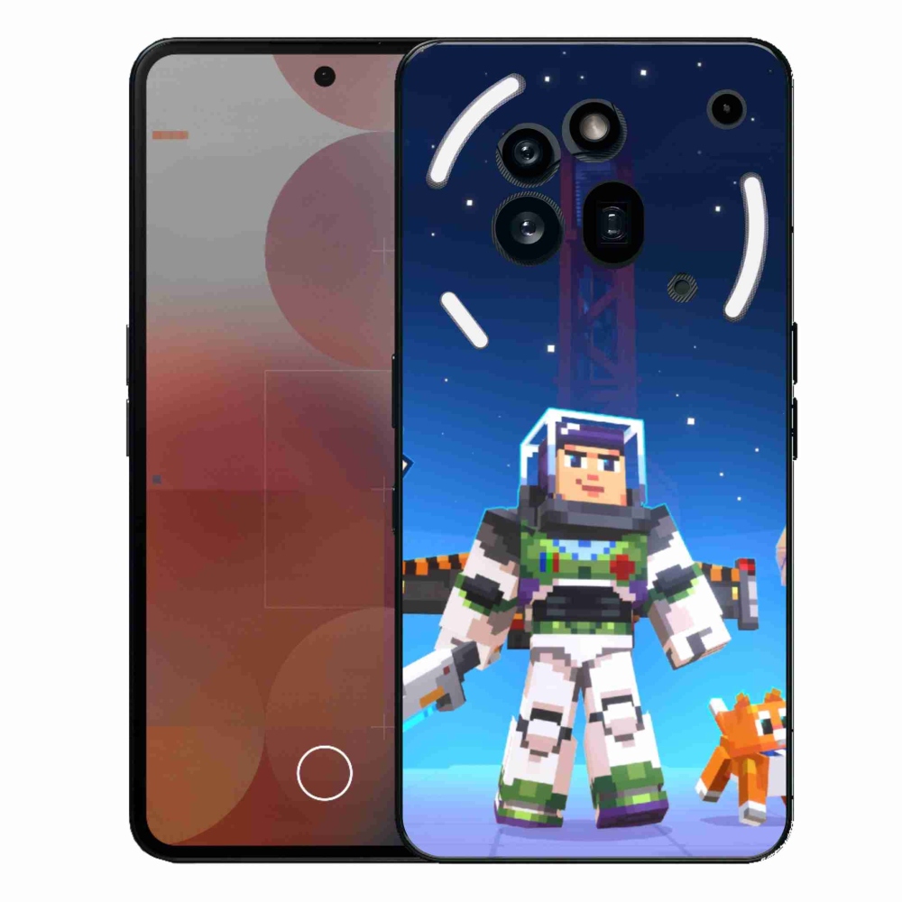 Zselés borítás mmCase a Nothing Phone (3a) Pro készülékhez - minecraft 2