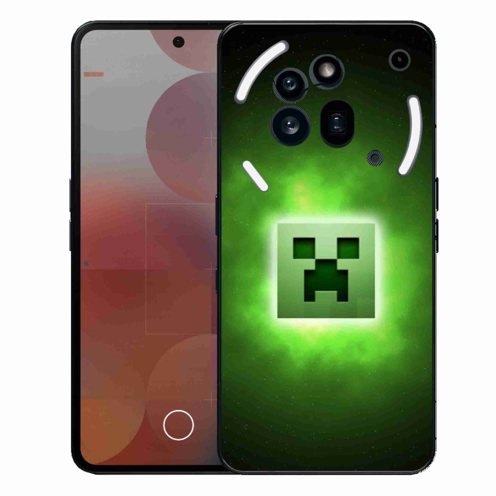 Zselés borítás mmCase a Nothing Phone (3a) Pro készülékhez - minecraft