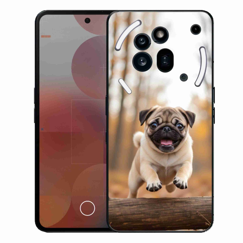 Zselés borítás mmCase a Nothing Phone (3a) Pro készülékhez - mopsz 2