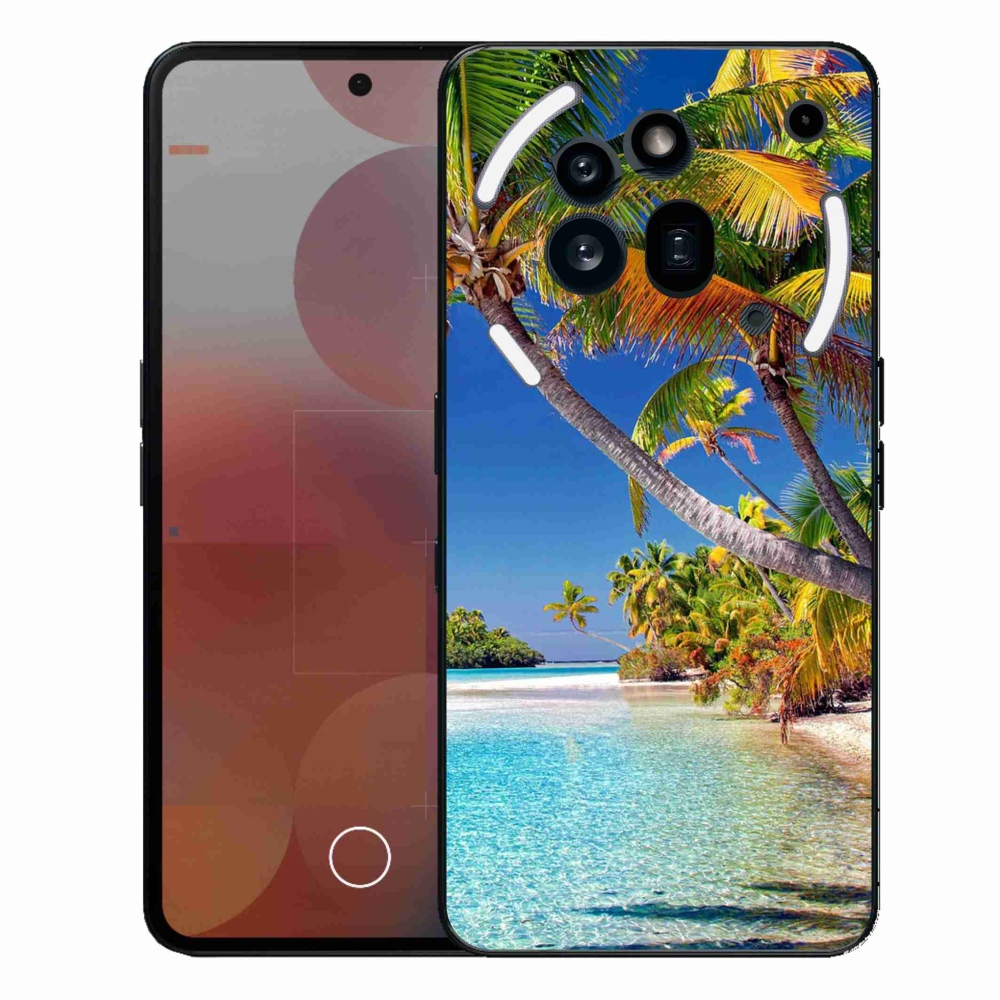 Zselés borítás mmCase a Nothing Phone (3a) Pro készülékhez - tengerpart