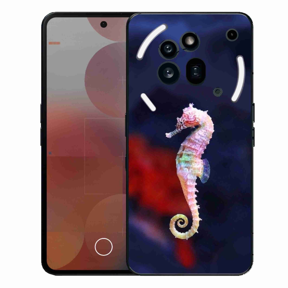 Zselés borítás mmCase a Nothing Phone (3a) Pro készülékhez - csikóhalak
