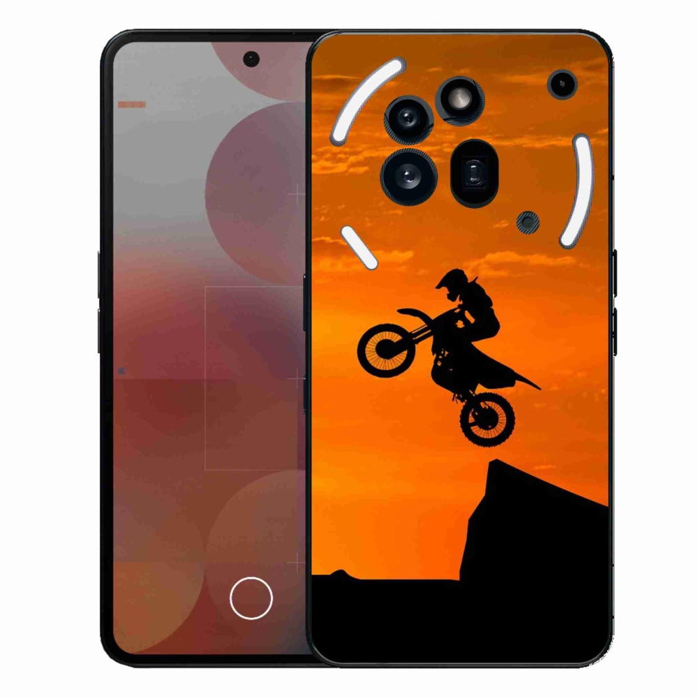 Zselés borító mmCase a Nothing Phone (3a) Pro készülékhez - motocross