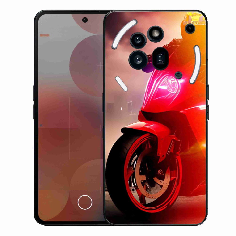 Zselés borítás mmCase a Nothing Phone (3a) Pro készülékhez - motorosok számára