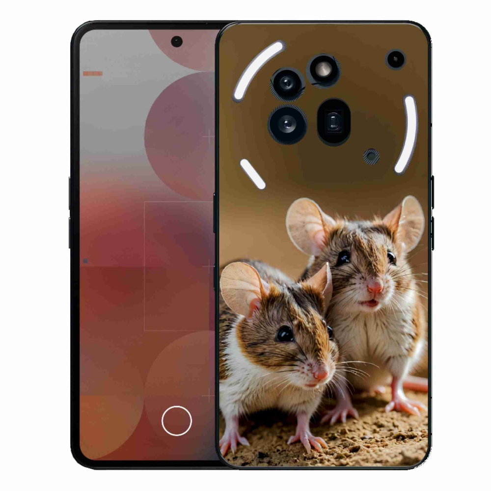 Zselés borítás mmCase a Nothing Phone (3a) Pro készülékhez - mouse duo