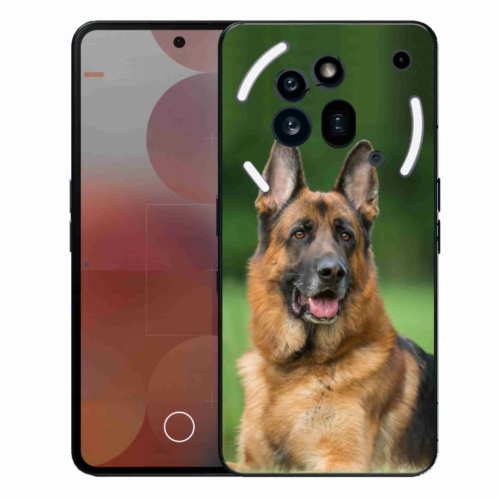 Zselés borítás mmCase a Nothing Phone (3a) Pro készülékhez - Német juhászkutya