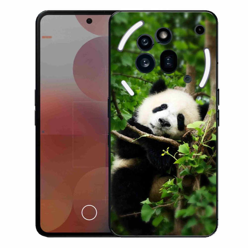 Zselés borítás mmCase a Nothing Phone (3a) Pro készülékhez - panda