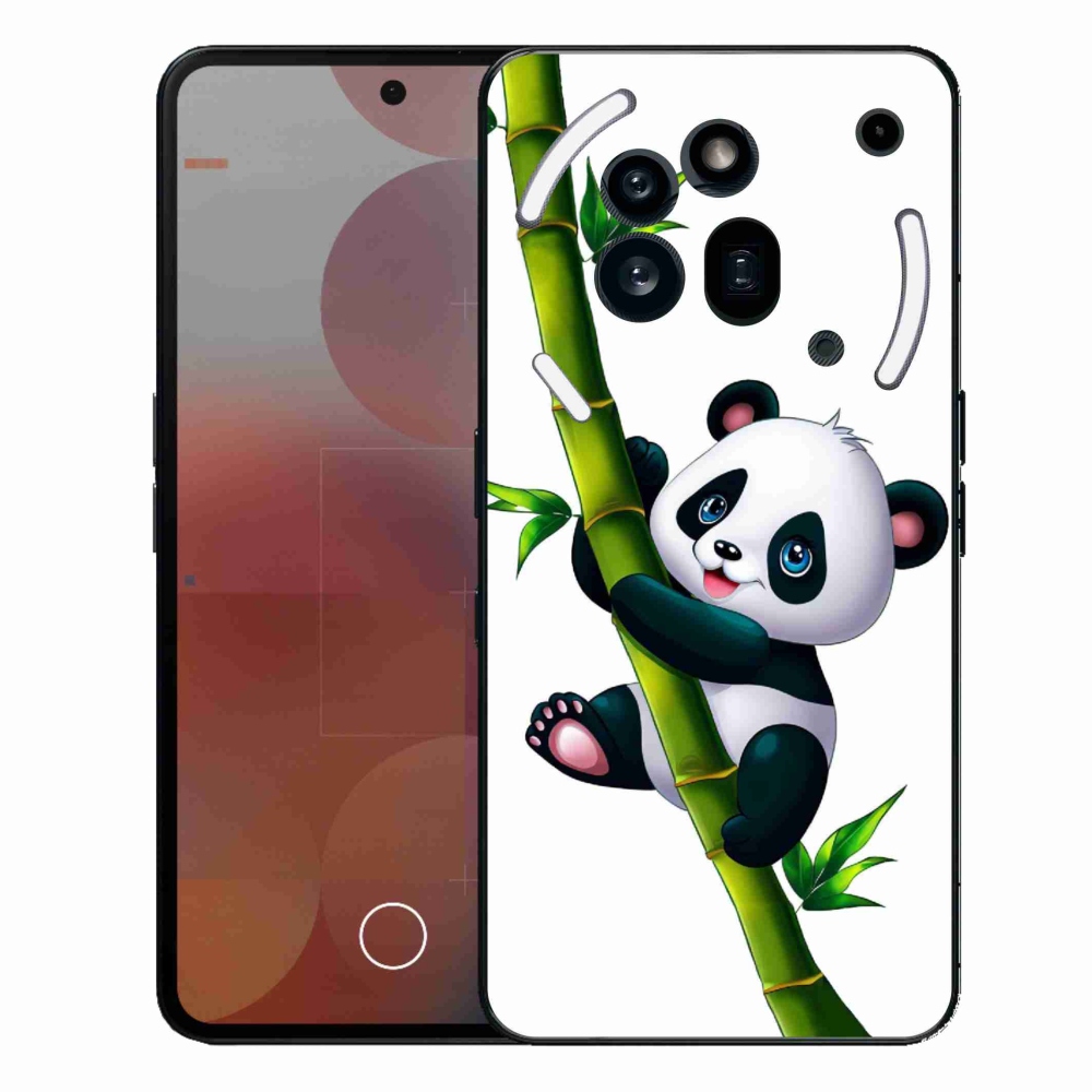 Zselés borítás mmCase a Nothing Phone (3a) Pro készülékhez - bambusz pandával