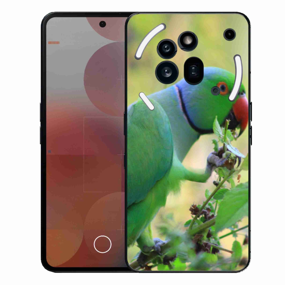 Zselés borítás mmCase a Nothing Phone (3a) Pro készülékhez - parrot alexandr