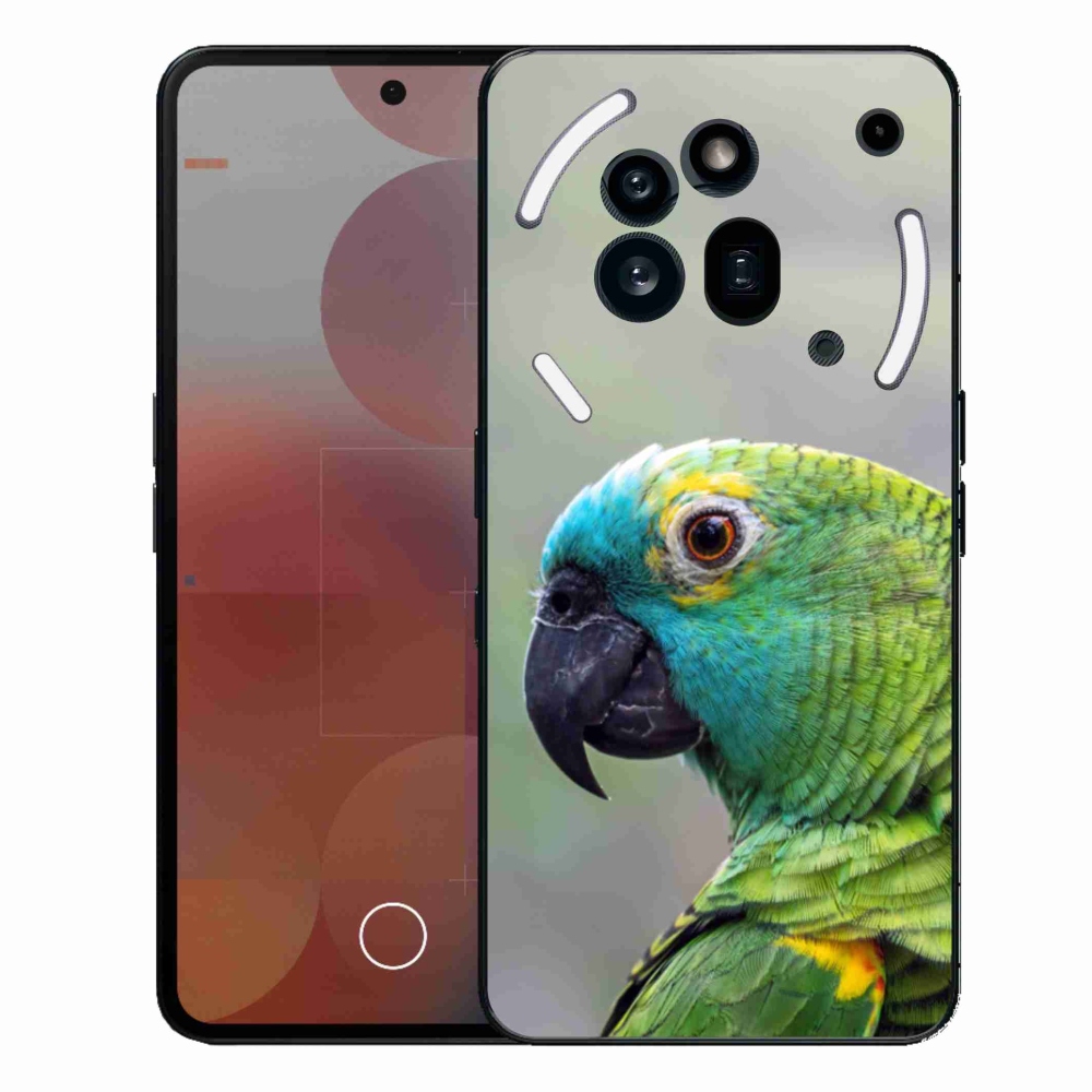 Zselés borítás mmCase a Nothing Phone (3a) Pro készülékhez - papagáj amazon
