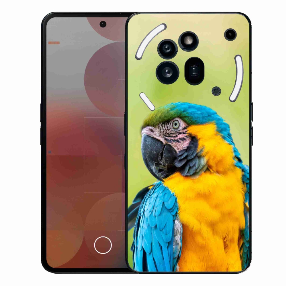 Zselés borítás mmCase a Nothing Phone (3a) Pro készülékhez - parrot ara 2