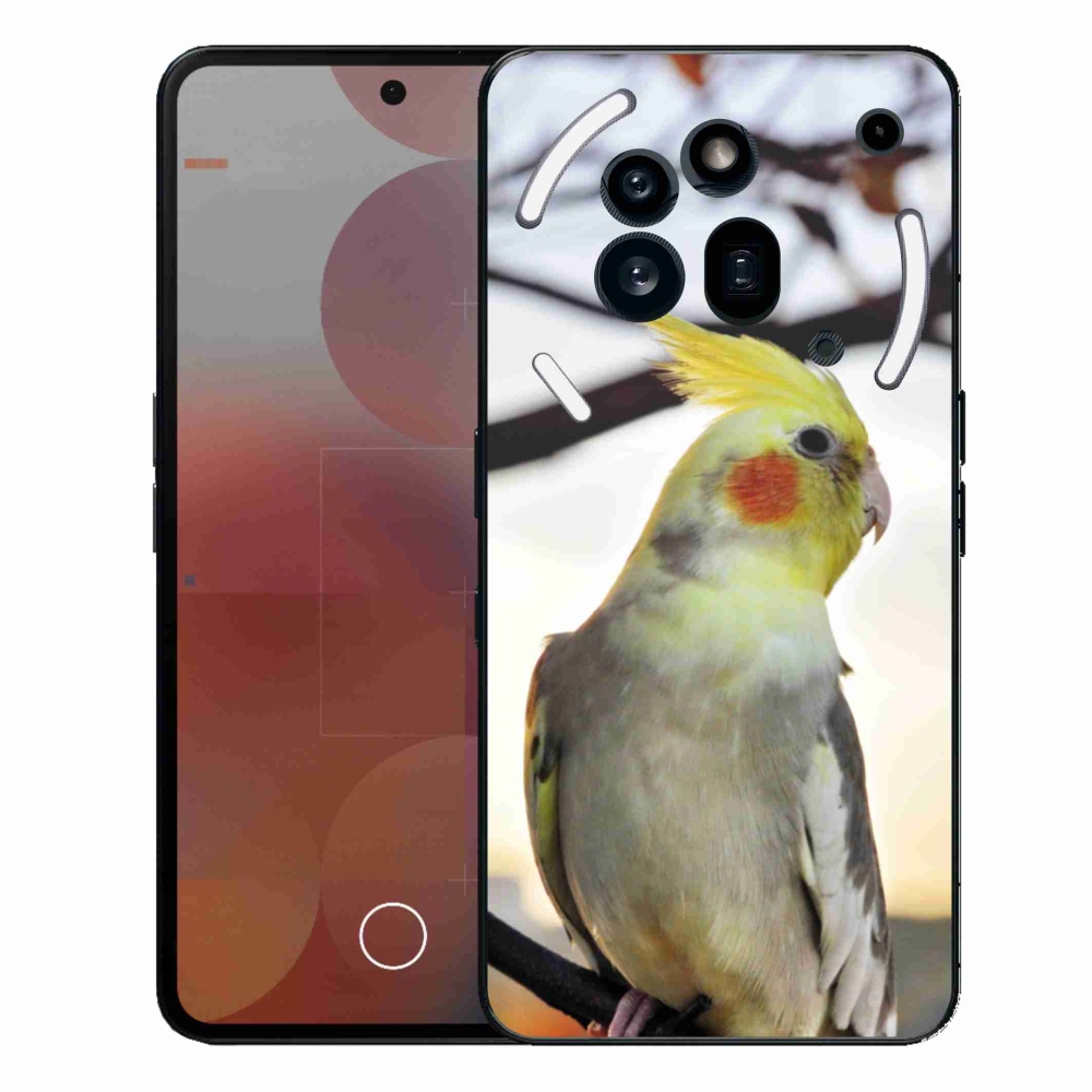 Zselés borítás mmCase a Nothing Phone (3a) Pro készülékhez - papagáj korela