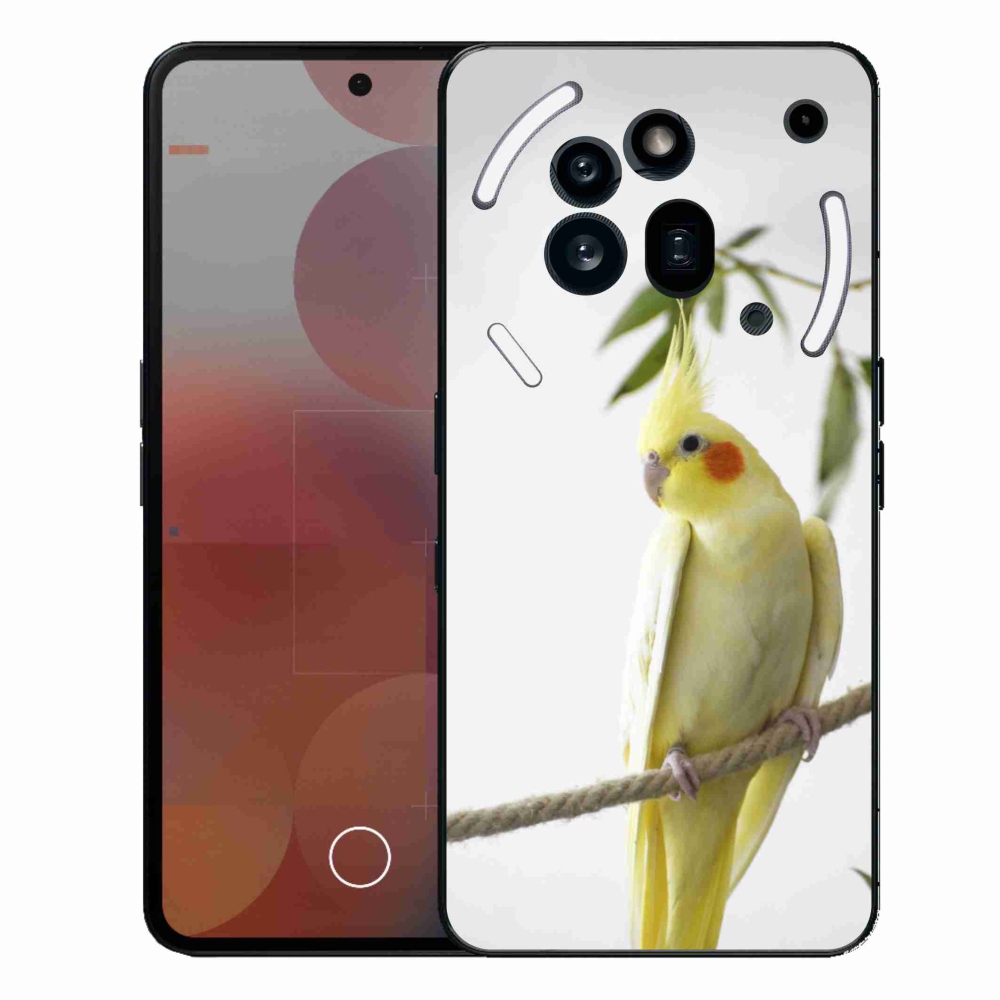Zselés borítás mmCase a Nothing Phone (3a) Pro készülékhez - papagáj korallszín