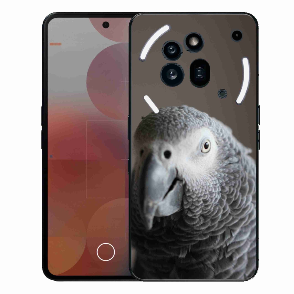 Zselés borítás mmCase a Nothing Phone (3a) Pro készülékhez - parrot jacko 2