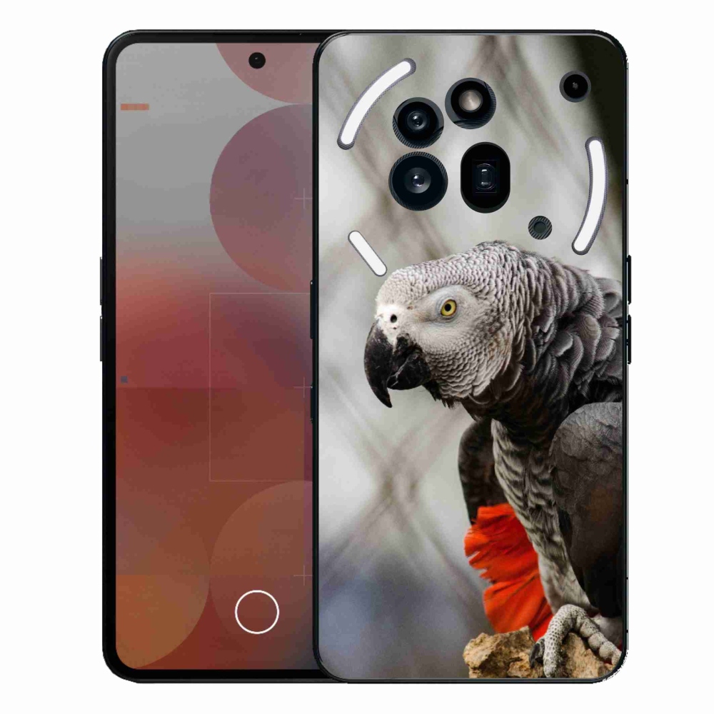 Zselés borítás mmCase a Nothing Phone (3a) Pro készülékhez - parrot jacco 3