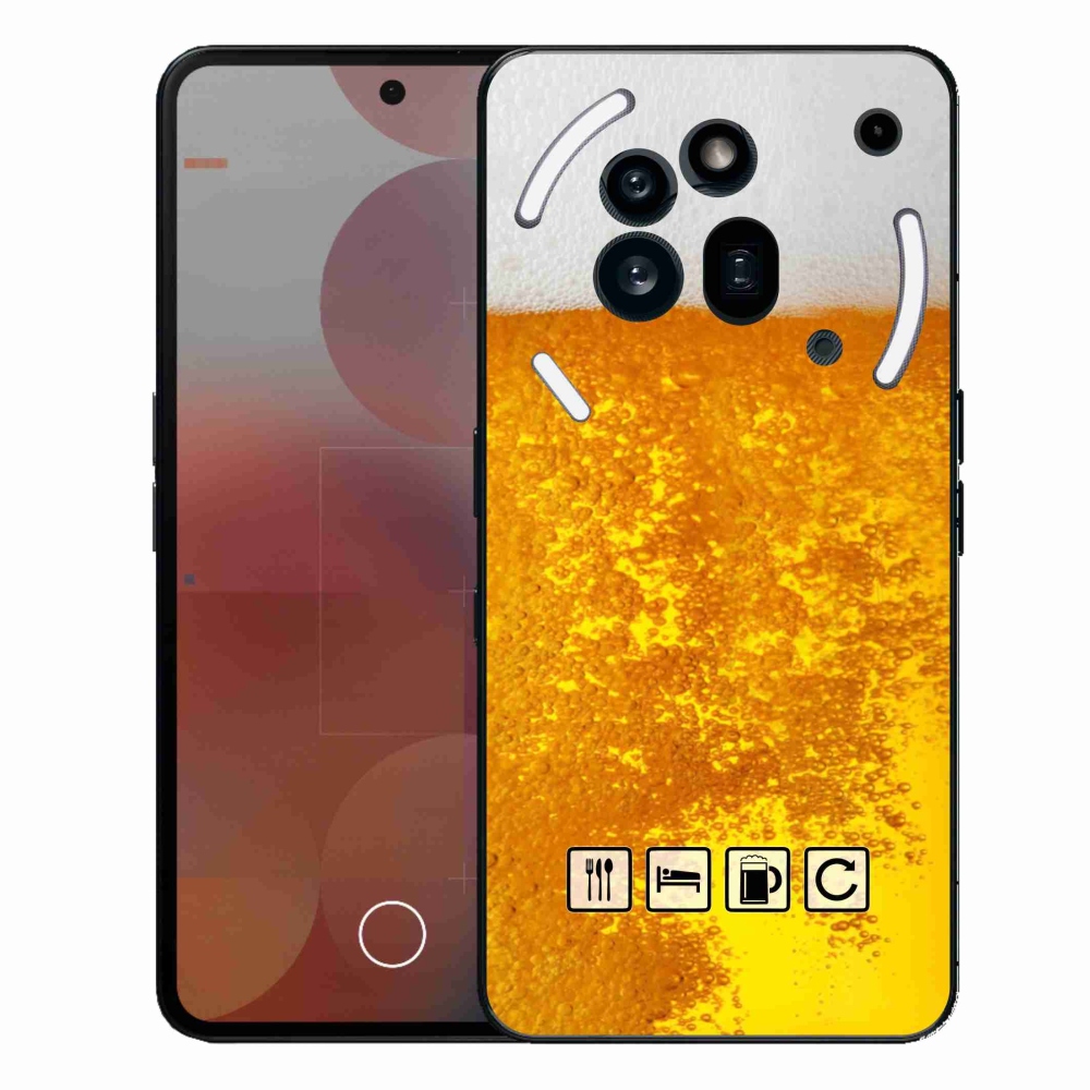 Zselés borítás mmCase a Nothing Phone (3a) Pro készülékhez - sör motívum 3