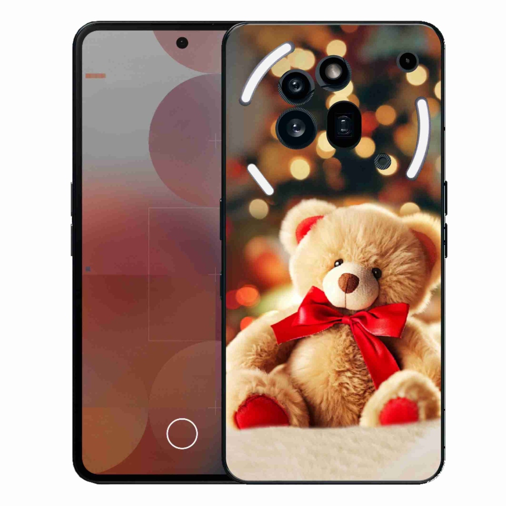 Zselés borítás mmCase a Nothing Phone (3a) Pro készülékhez - mackó