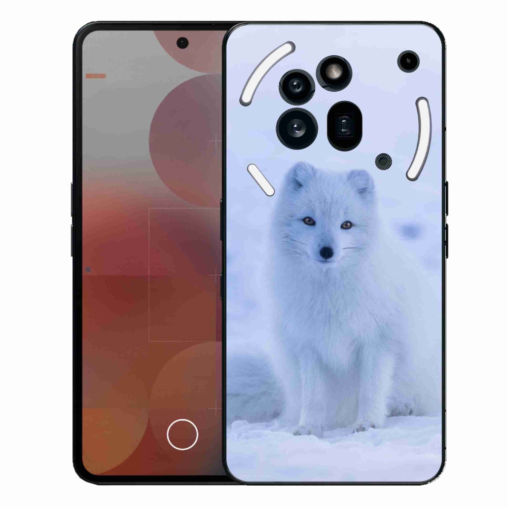 Zselés borítás mmCase a Nothing Phone (3a) Pro készülékhez - polár róka