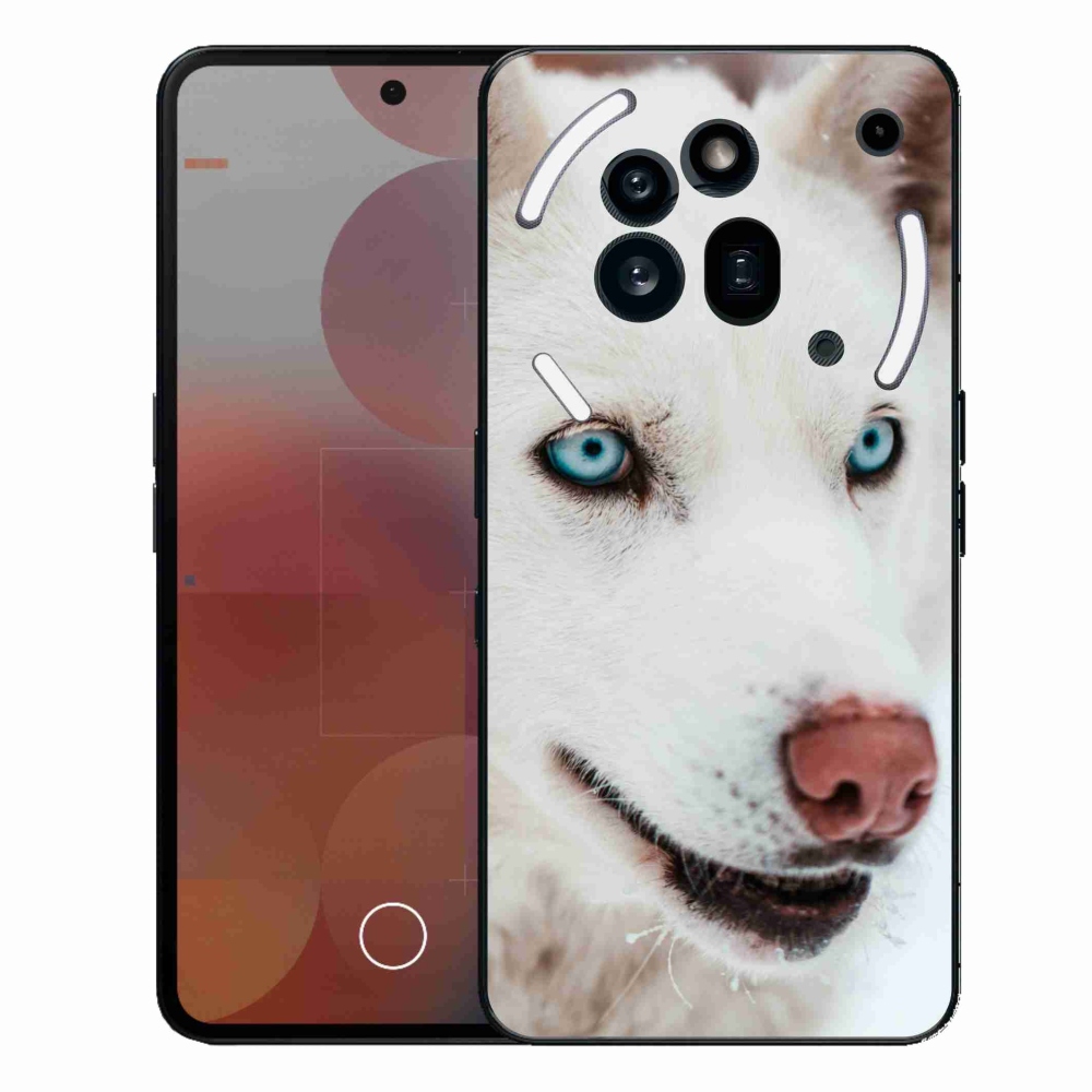 Zselés borítás mmCase a Nothing Phone (3a) Pro készülékhez - kutyaszemmel nézet