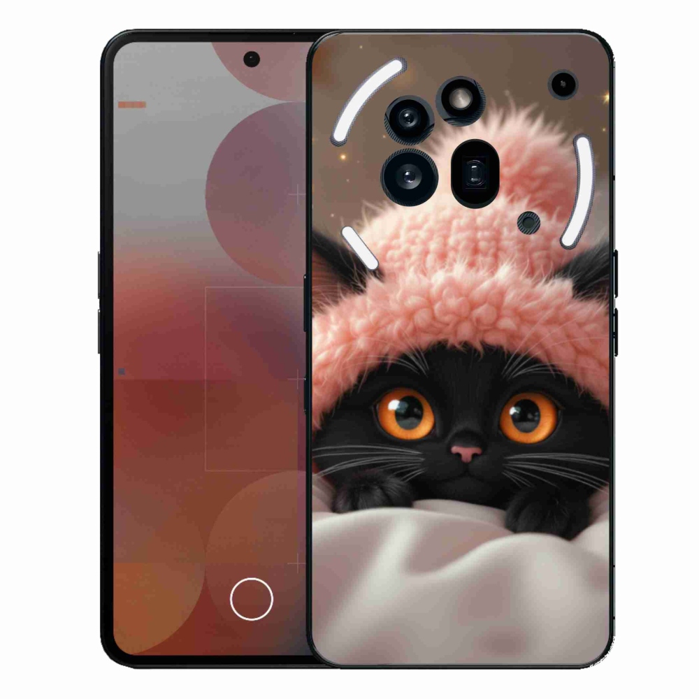 Zselés borítás mmCase a Nothing Phone (3a) Pro készülékhez - aranyos cica 7