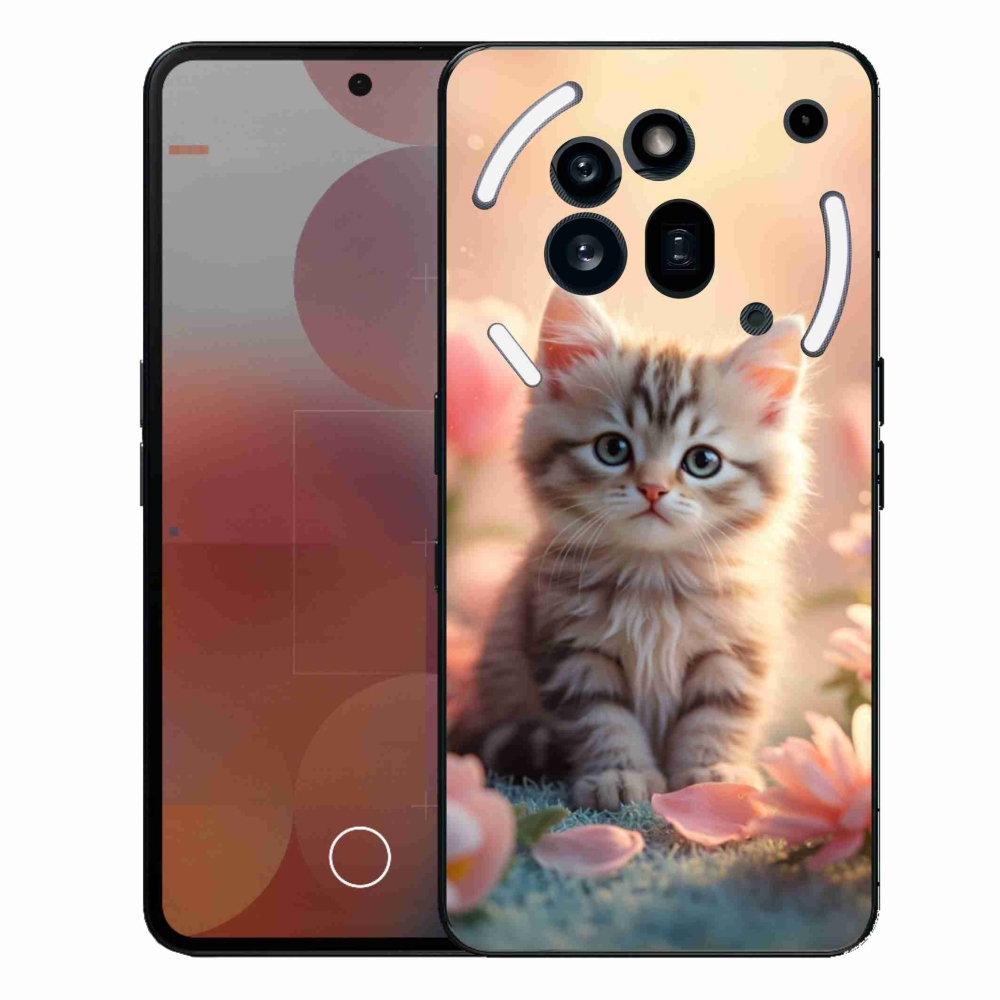 Zselés borítás mmCase a Nothing Phone (3a) Pro készülékhez - aranyos cica 8