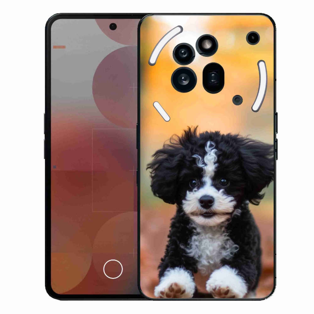 Zselés borítás mmCase a Nothing Phone (3a) Pro készülékhez - aranyos kiskutya 2