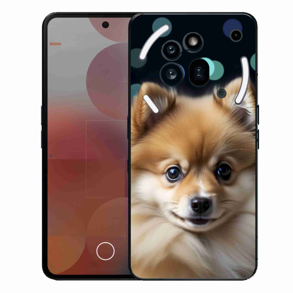 Zselés borítás mmCase a Nothing Phone (3a) Pro készülékhez - aranyos pomerániai kutya
