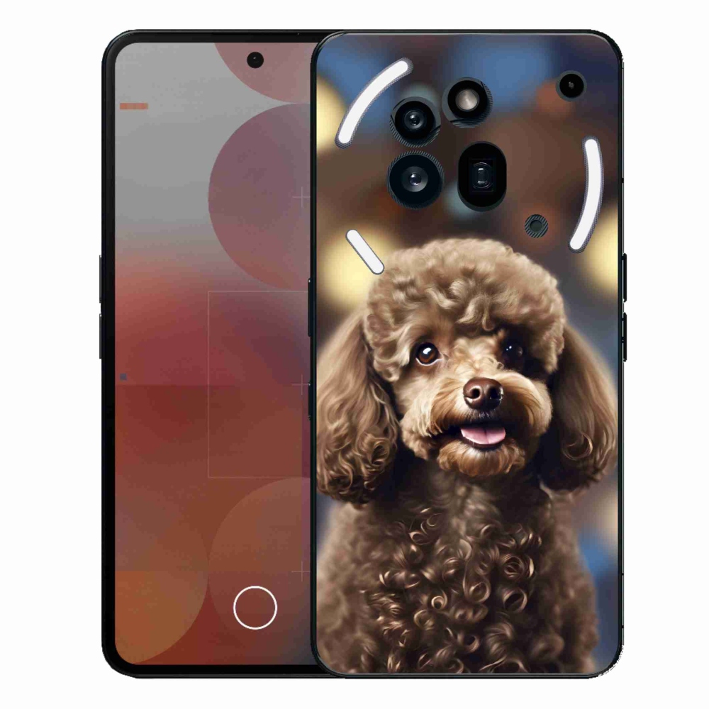 Zselés borítás mmCase a Nothing Phone (3a) Pro készülékhez - aranyos uszkár