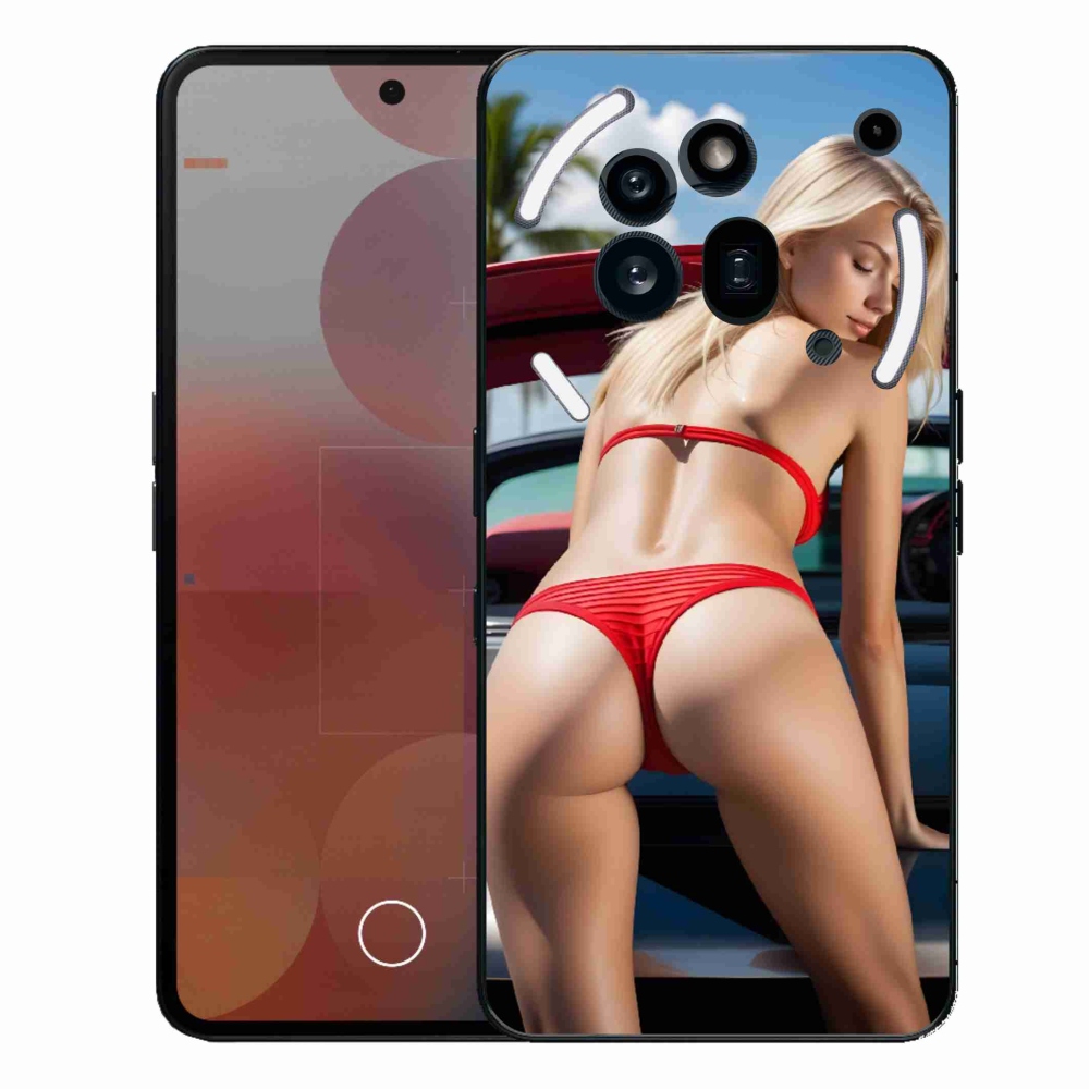Zselés borítás mmCase a Nothing Phone (3a) Pro készülékhez - szexi nő 2