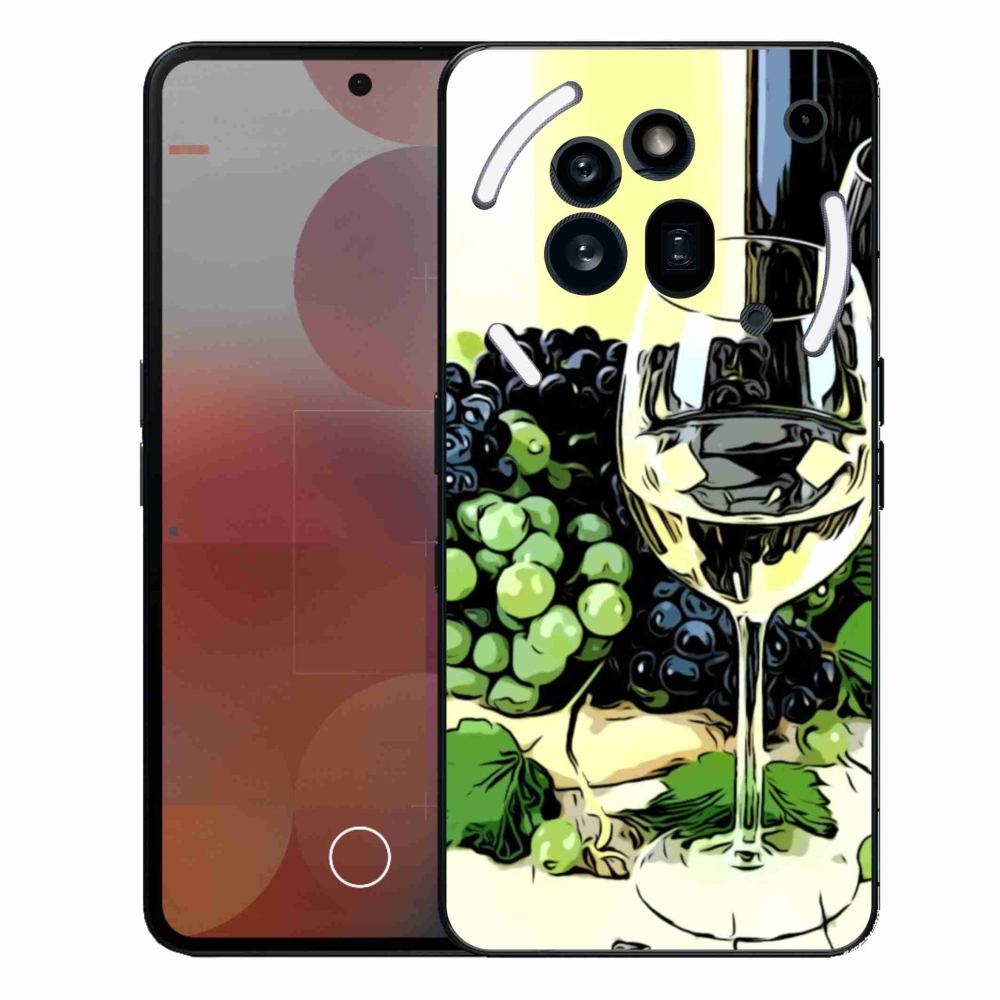 Zselés borítás mmCase a Nothing Phone (3a) Pro készülékhez - borospohár