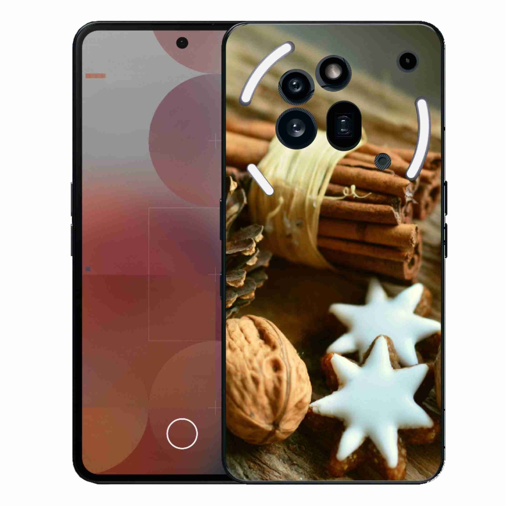 Zselés borítás mmCase a Nothing Phone (3a) Pro készülékhez - fahéj és mézeskalács