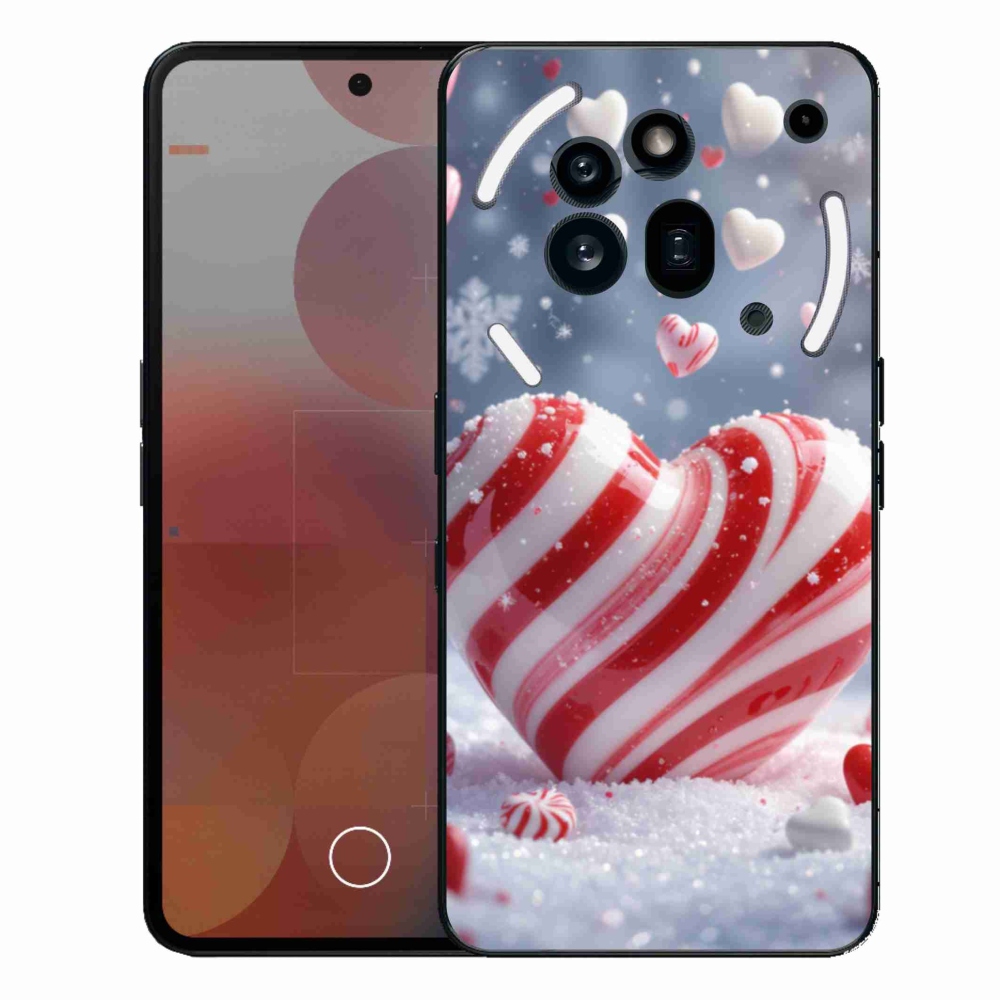 Zselés borítás mmCase a Nothing Phone (3a) Pro készülékhez - édes szív