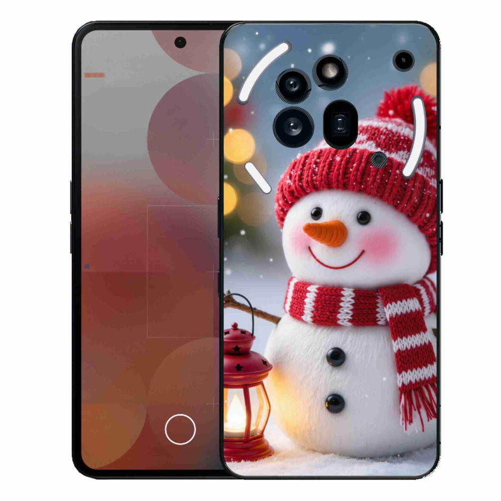 Zselés borítás mmCase a Nothing Phone (3a) Pro készülékhez - hóember 2