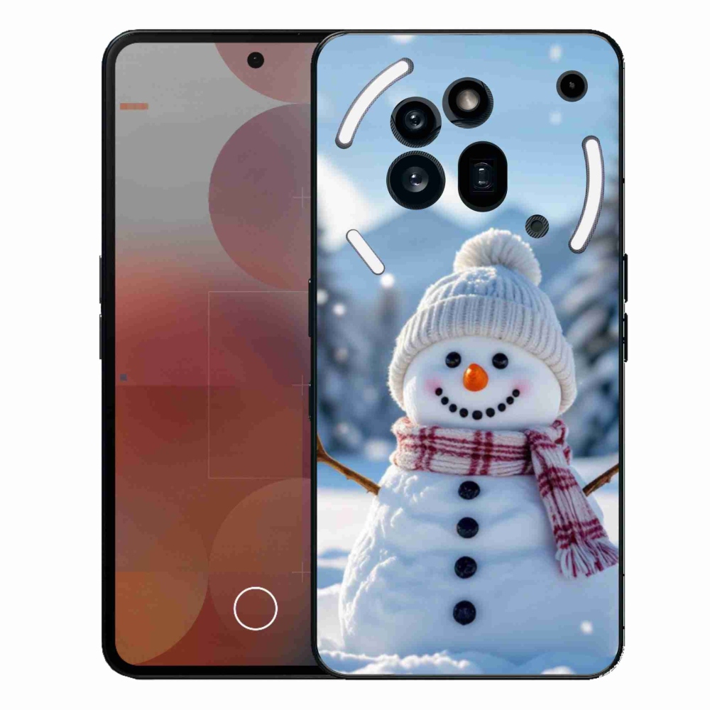 Zselés borítás mmCase a Nothing Phone (3a) Pro készülékhez - hóember 3