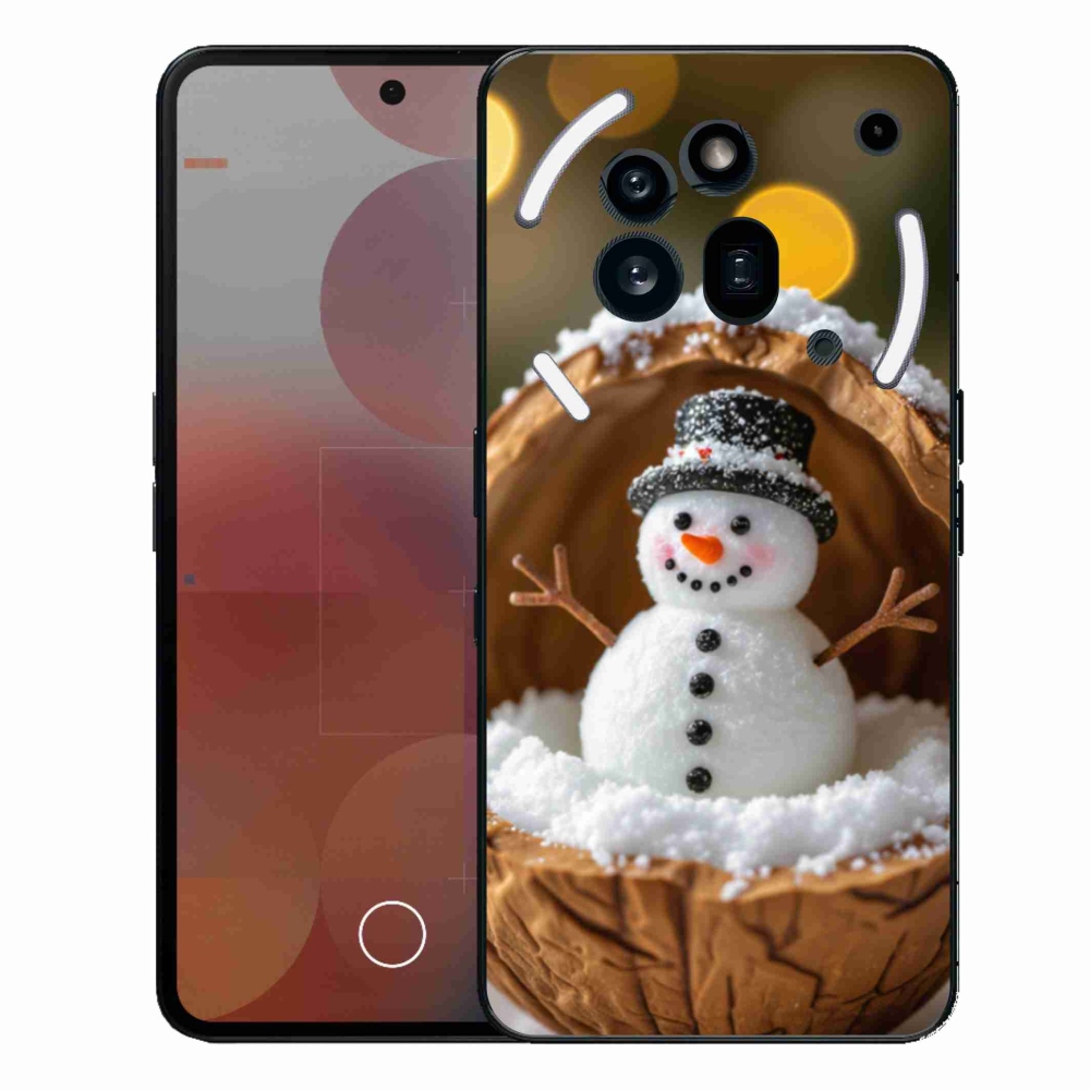 Zselés borítás mmCase a Nothing Phone (3a) Pro készülékhez - hóember 4
