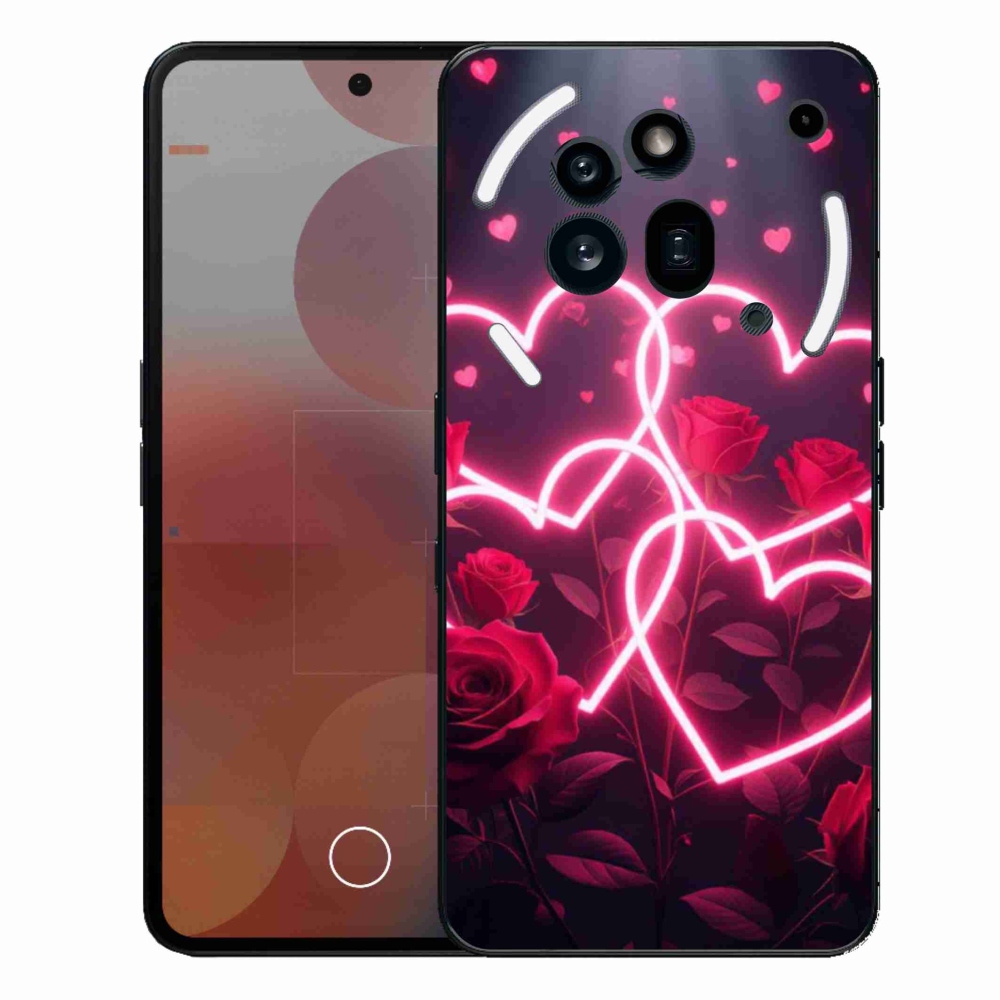 Gél borító mmCase a Nothing Phone (3a) Pro készülékhez - Szerelem szíve