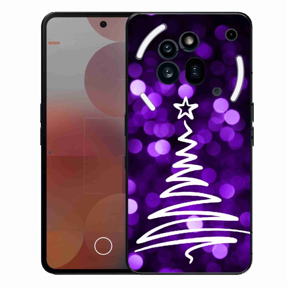 Zselés borítás mmCase a Nothing Phone (3a) Pro készülékhez - fa