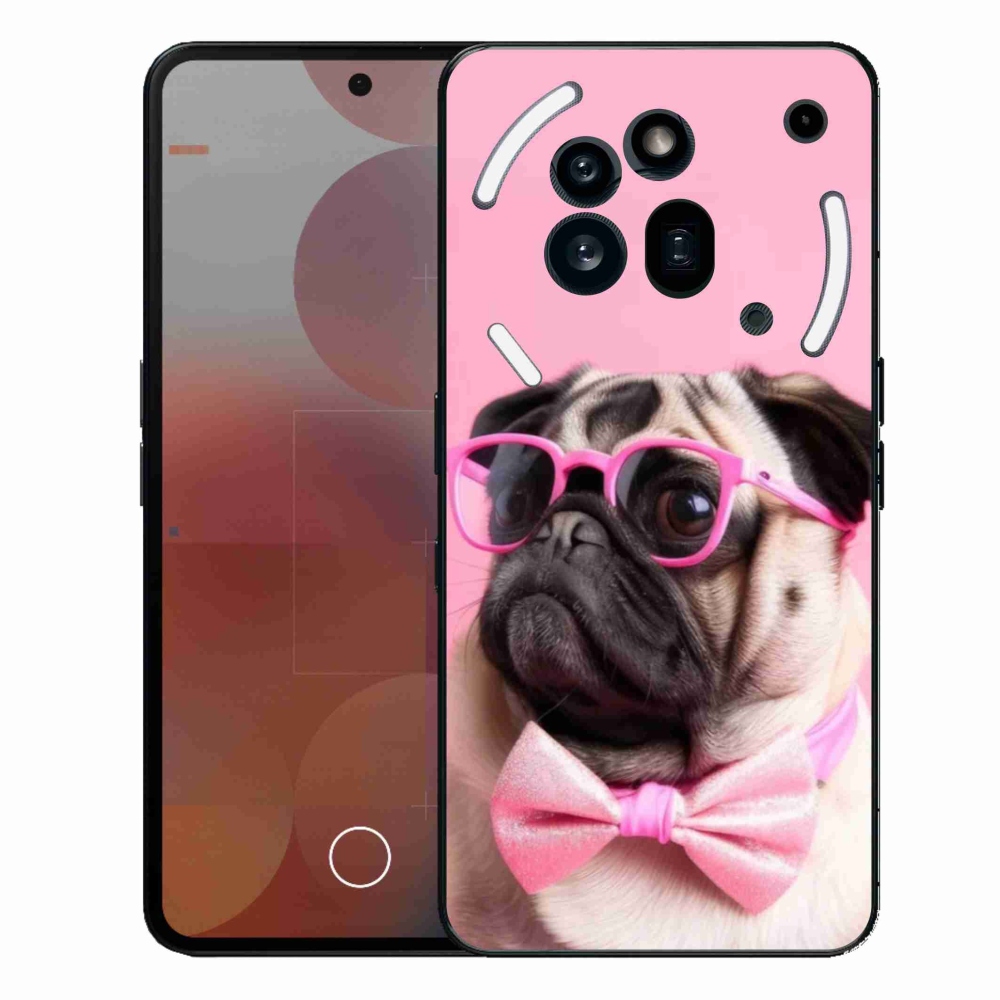 Zselés borítás mmCase a Nothing Phone (3a) Pro készülékhez - stílusos mopsz